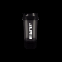 BATTERY SHAKER PLUS 550ml, CRNI
